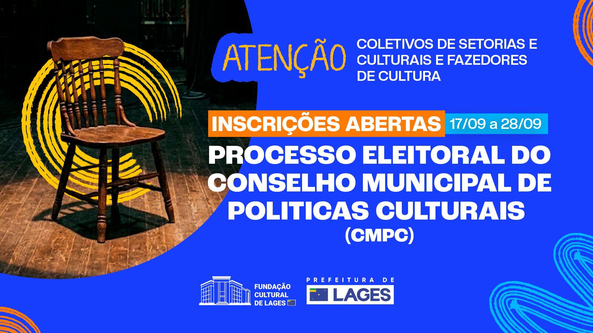 Fundação Cultural de Lages abre inscrições para eleitores e candidatos ao Conselho de Políticas Culturais