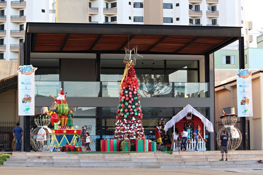 Natal Felicidade 2020: pedidos da Árvore de Natal decorativa, do calçadão da Praça João Costa, podem ser adotados pela comunidade lageana