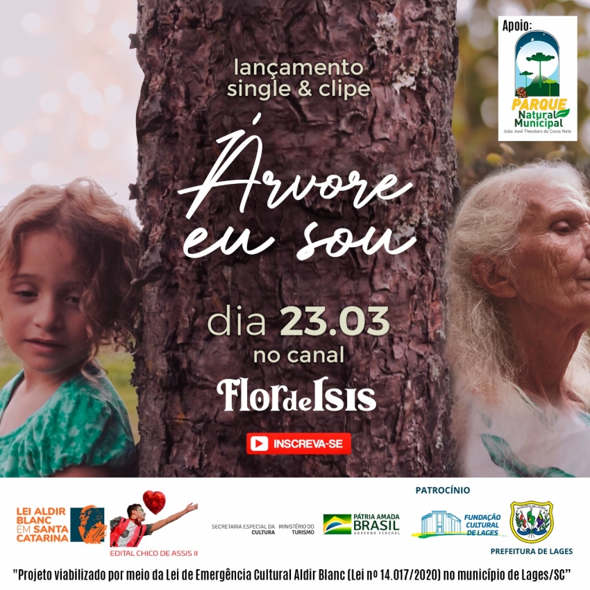 Música e videoclipe sobre a relação do ser humano com a natureza é lançada com apoio da Fundação Cultural de Lages