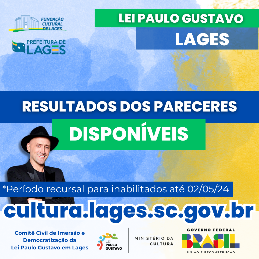 Lei Paulo Gustavo em Lages