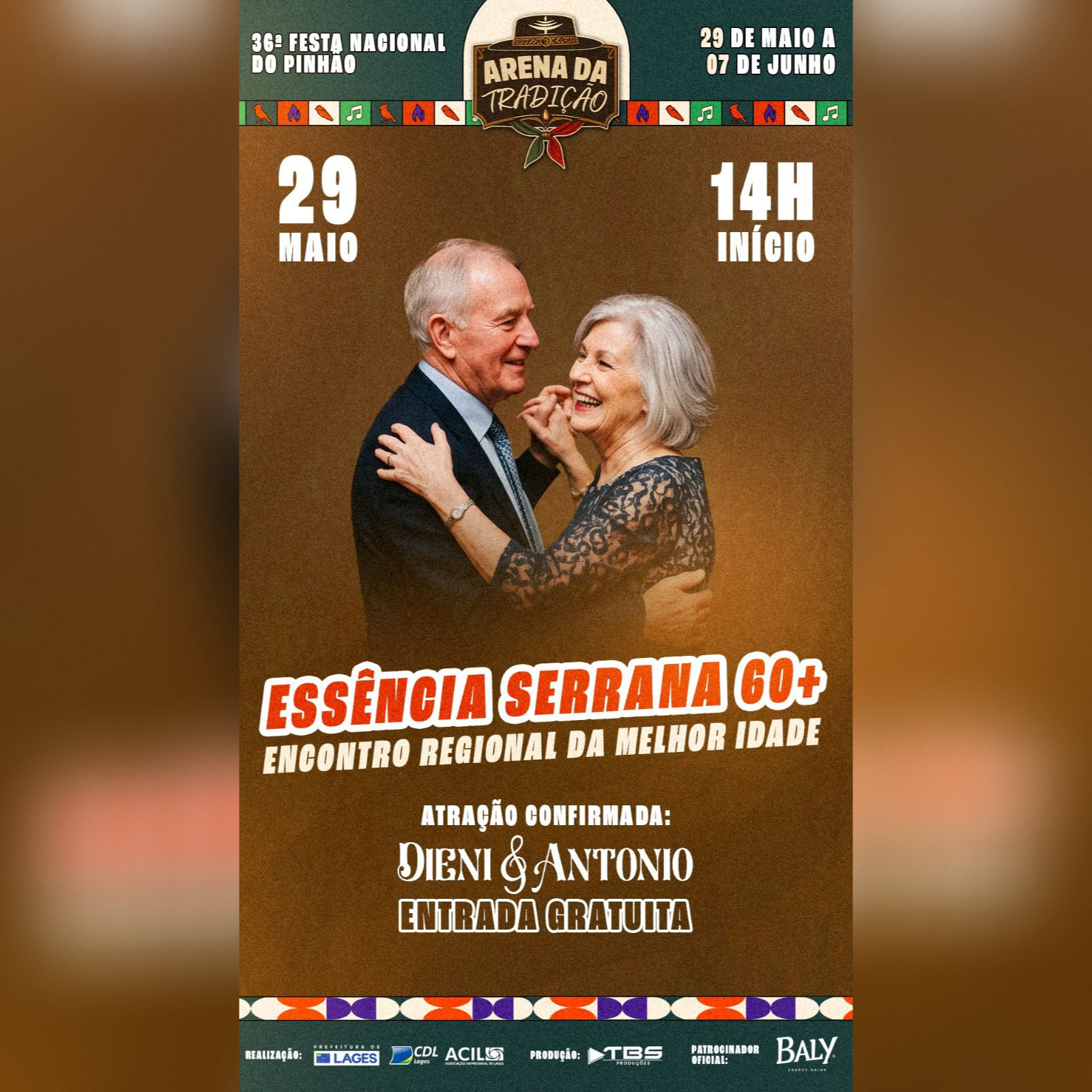 Essência Serrana 60+ promete integração e alegria para a melhor idade durante a 36ª Festa Nacional do Pinhão